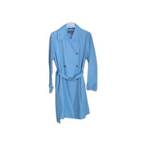 French Coat Paris Raincoat Trench Double Breasted Size M NWT